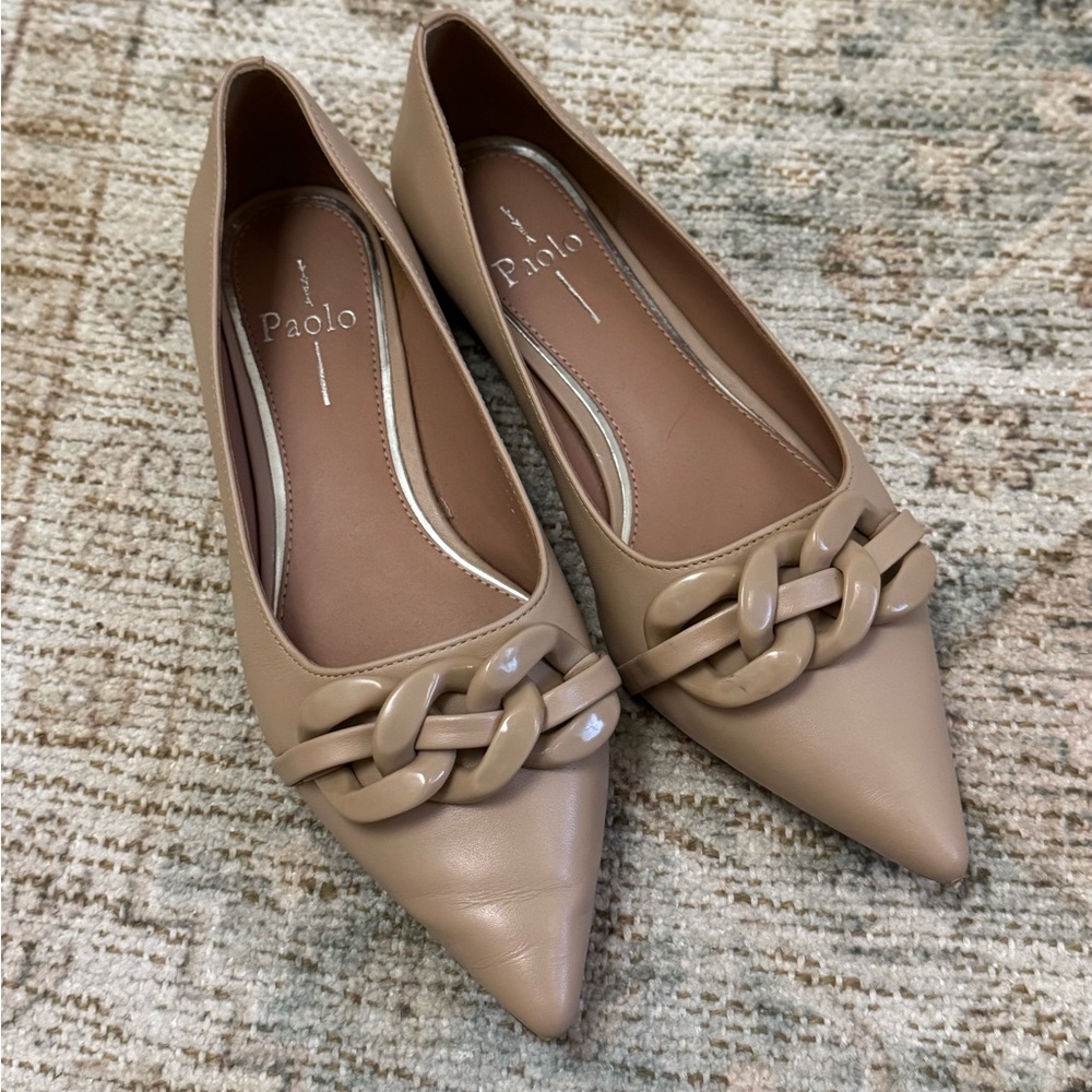 Linea Paolo Neutral Flats 7